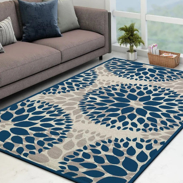 Living Premium Anti Slip Printed Carpet | 6 x 5 ft