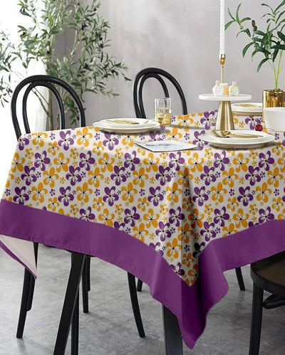 Shadow Printed Dining Table Cover | 8 Seater | 60 x 108 inches | Single