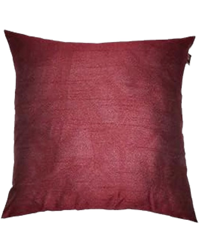 Simple Faux Silk Polyester Cushion Covers | Set Of 10 | 16 x 16 inches