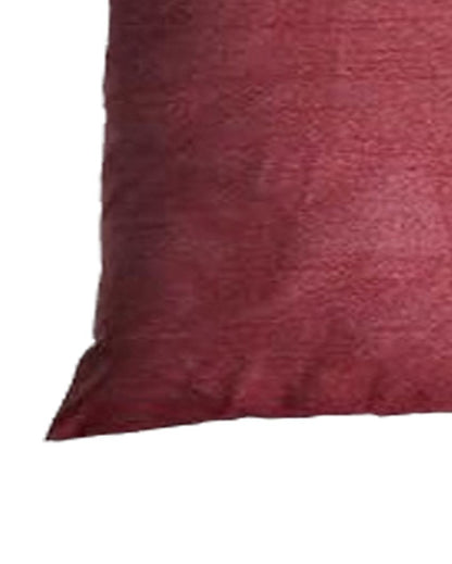 Simple Faux Silk Polyester Cushion Covers | Set Of 10 | 16 x 16 inches