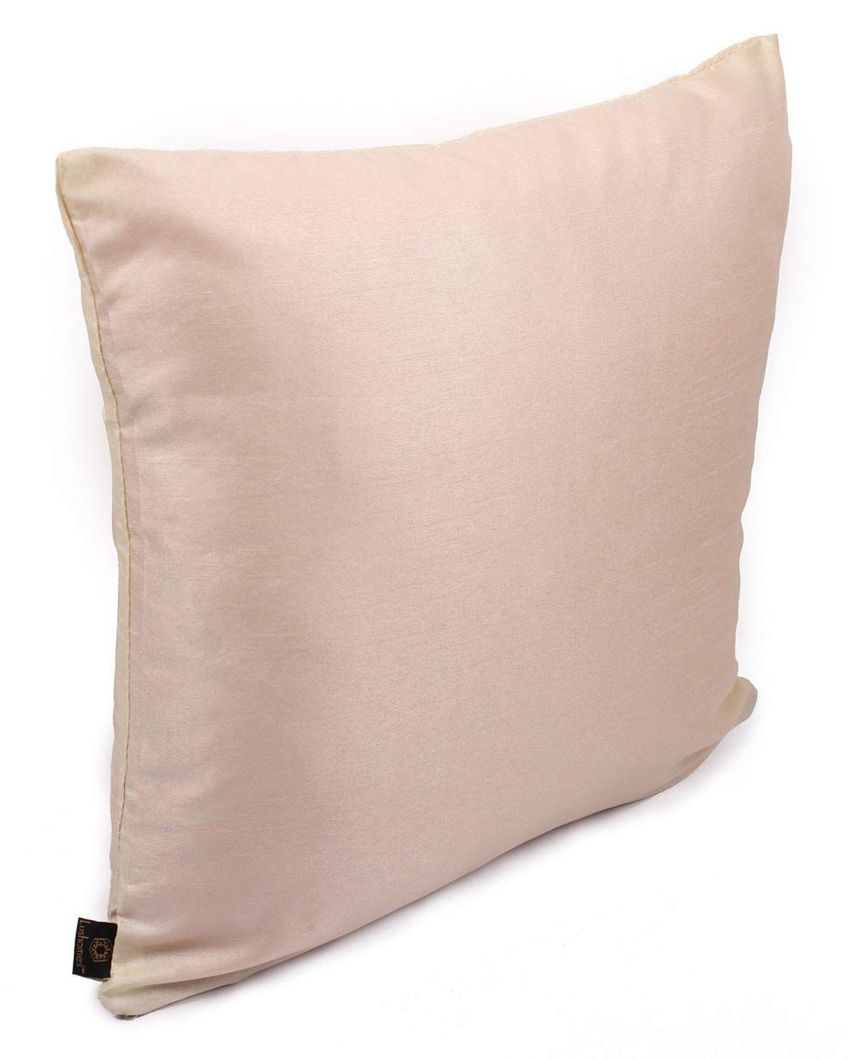 Simple Faux Silk Polyester Cushion Covers | Set Of 10 | 16 x 16 inches