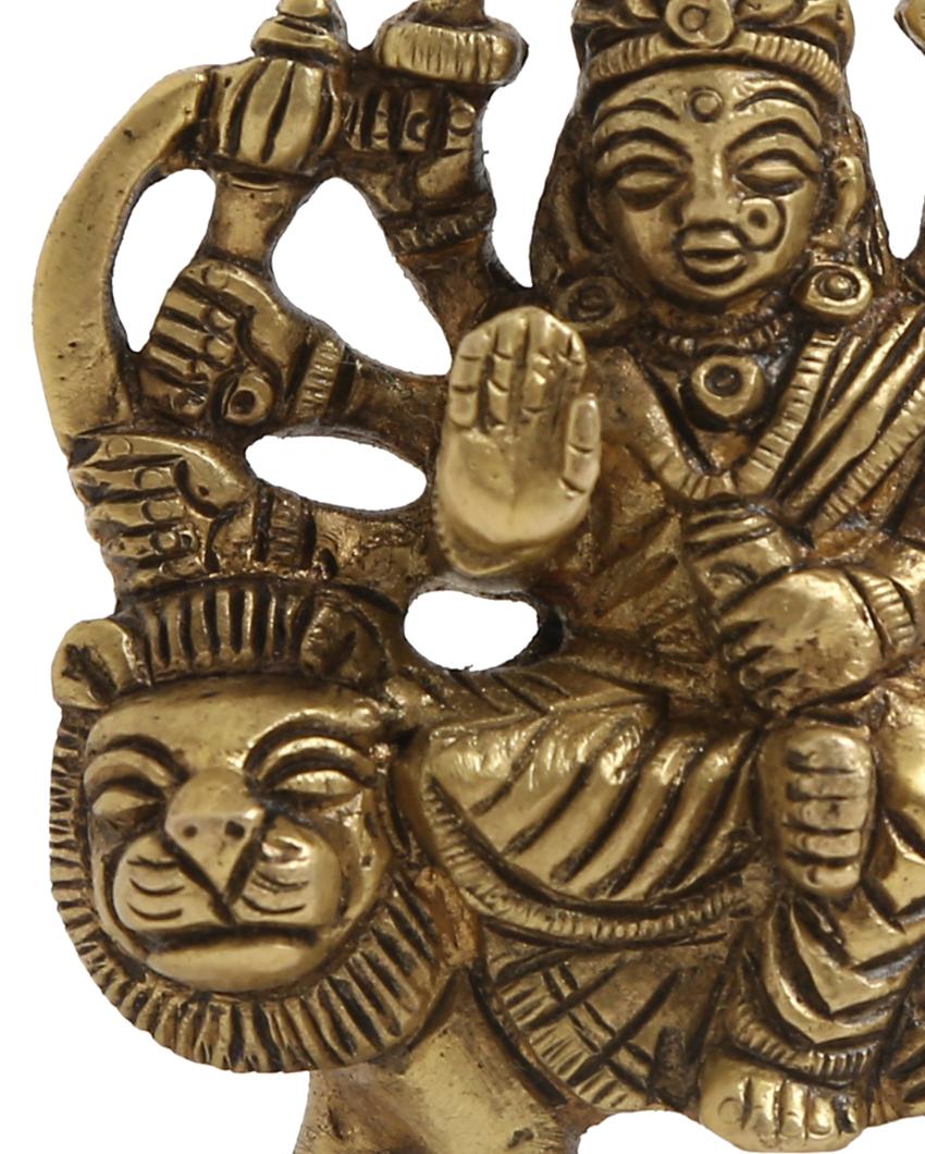 Durga Devi Brass Showpiece