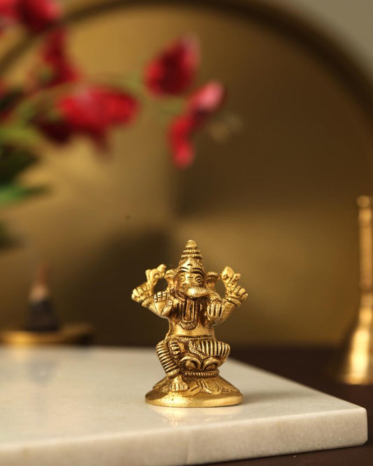 Lord Ganesha Brass Showpiece