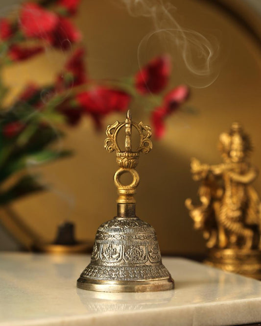 Dorjee Design Brass Hand Bell