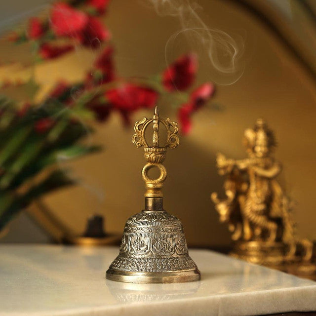 Dorjee Design Brass Hand Bell