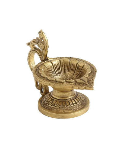 Bird Brass Diya