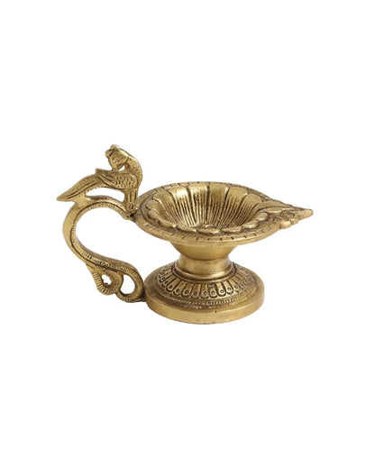 Bird Brass Diya