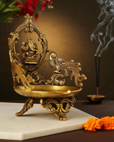 Large Ganesha Diya