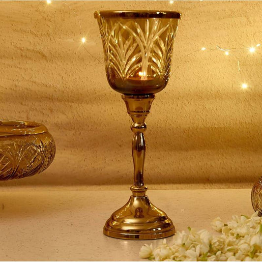 Chalice Myra Glass Votive Holder Default Title
