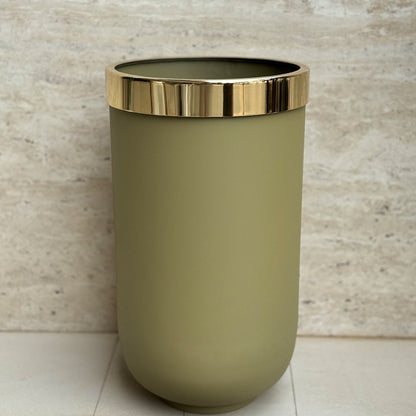 Elegance Touch Minsk Stylish Planter Olive Green