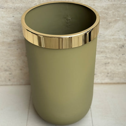 Elegance Touch Minsk Stylish Planter Olive Green