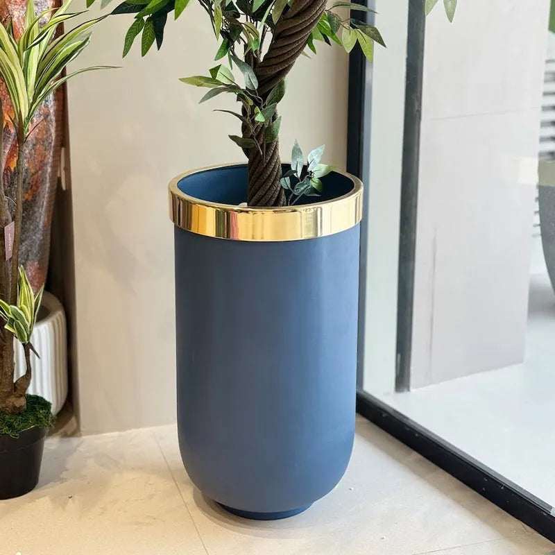 Elegance Touch Minsk Stylish Planter Blue