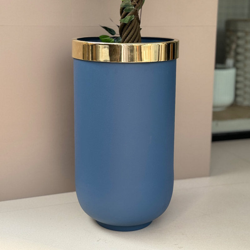 Elegance Touch Minsk Stylish Planter Blue