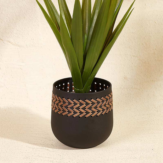 Trendy Charcoal Planter | 6 Inches 6 Inches