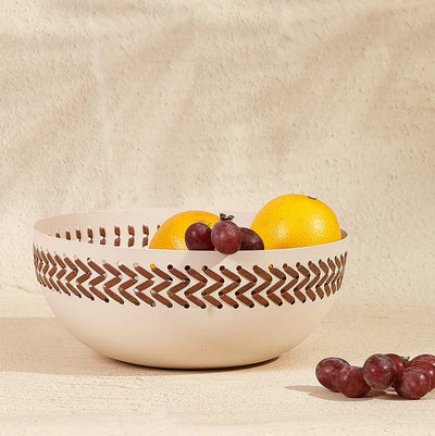 Trendy Serving Bowl Ivory