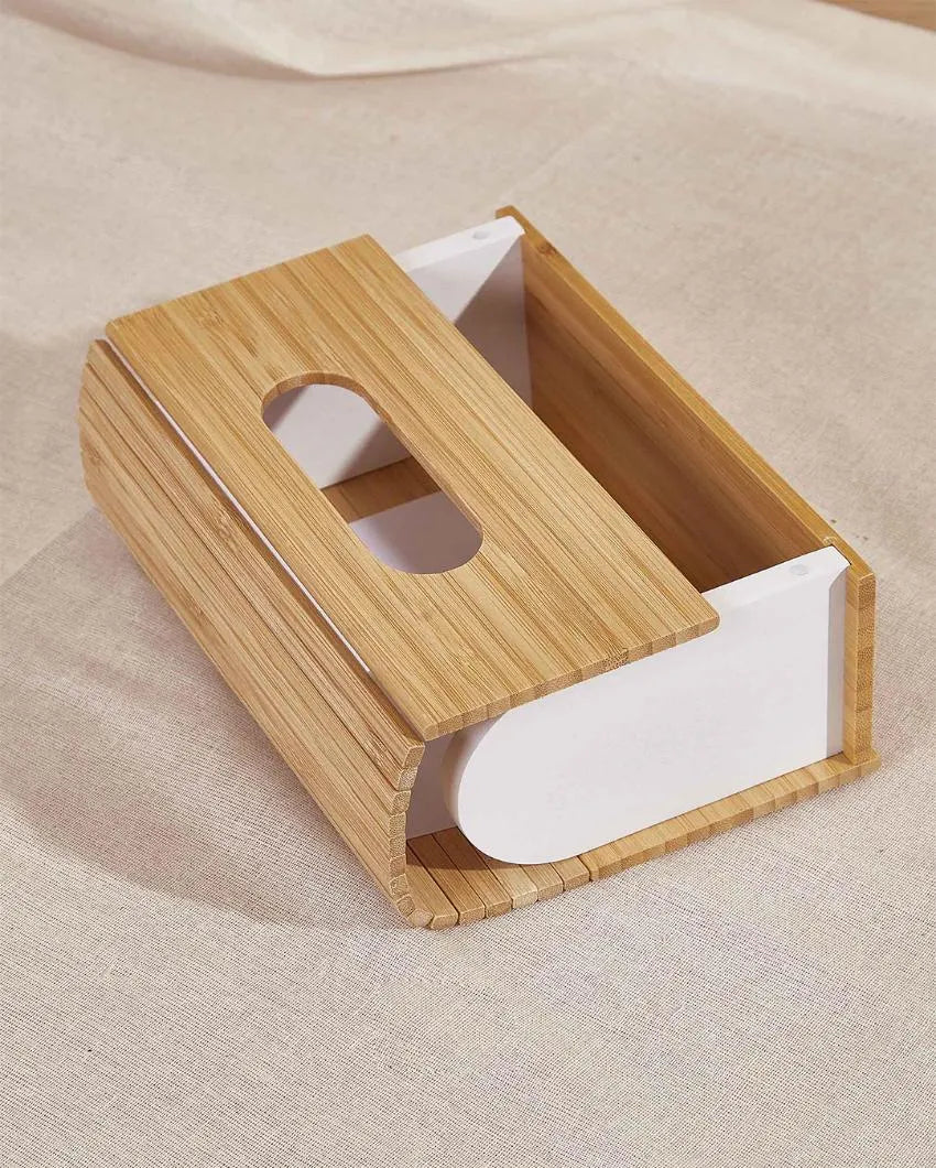 Wooden Magnetic Wooden Tissue Box | 7 x 6 x 3 inches