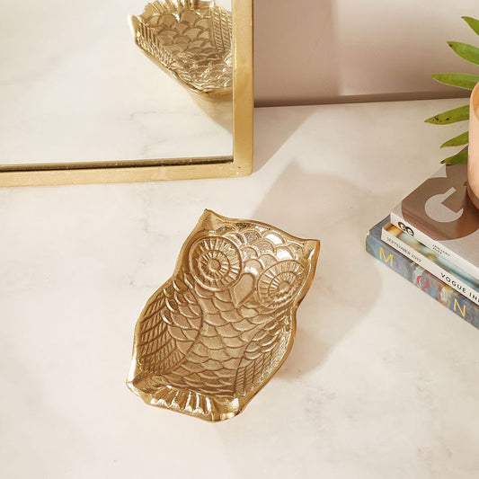 Stylish Luxe Owl Trinket Tray Default