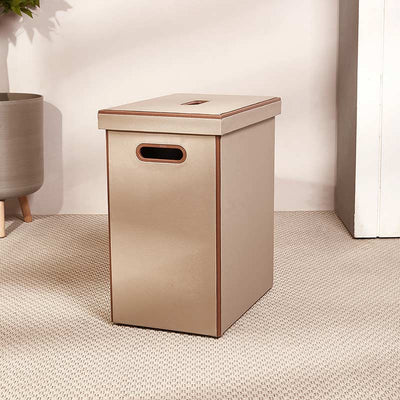 Stylish Naples Laundry Basket Brown