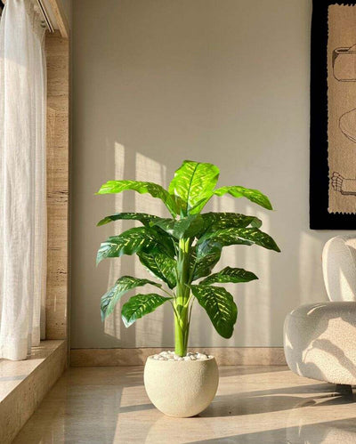 Artificial Golden Pathos Plant | 4 Feet | Pot not included