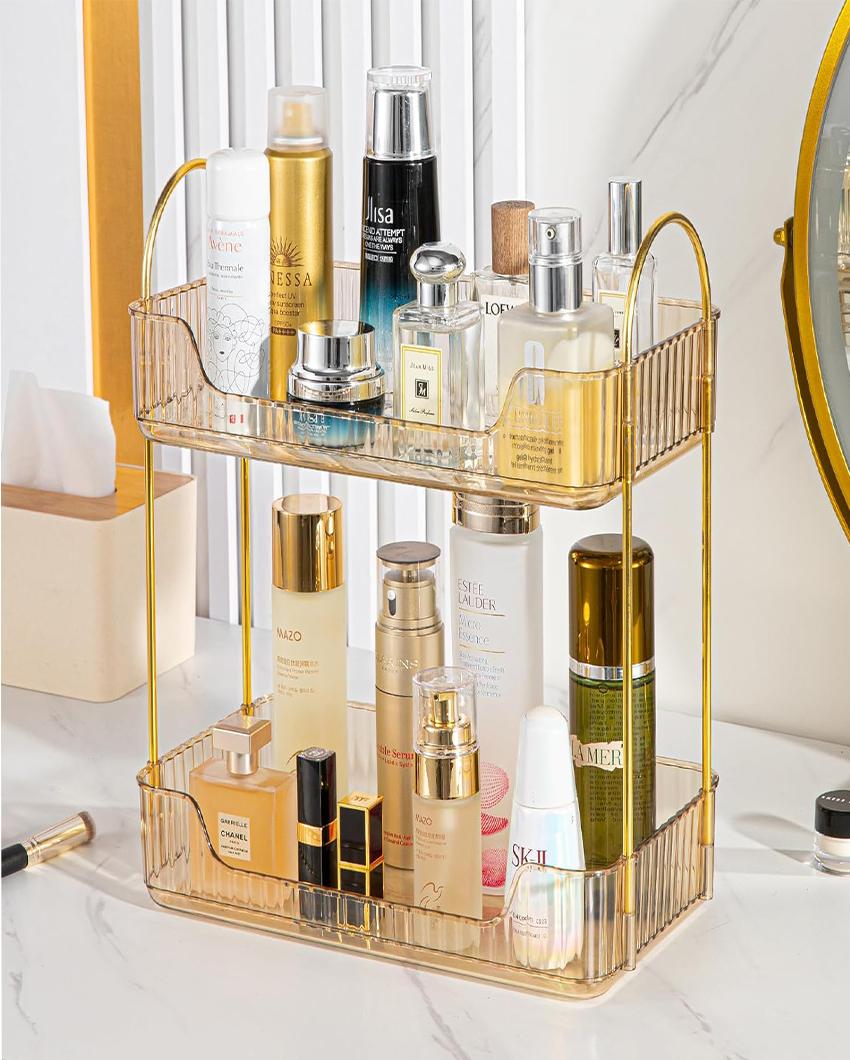 Two Tier Cosmetics Plastic Organiser