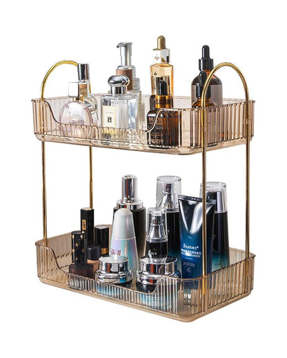 Two Tier Cosmetics Plastic Organiser