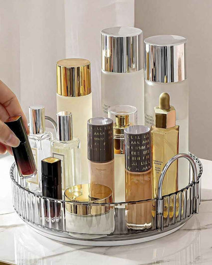 Rotating Makeup Plastic Organiser