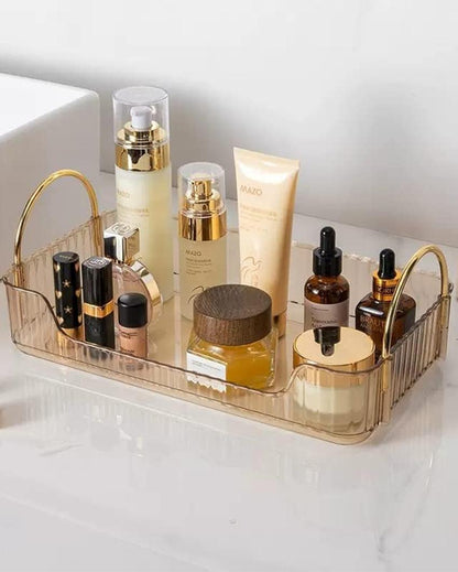 Countertop Cosmetics Storage Plastic Tray