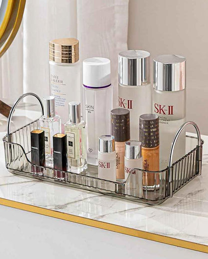 Countertop Cosmetics Storage Plastic Tray