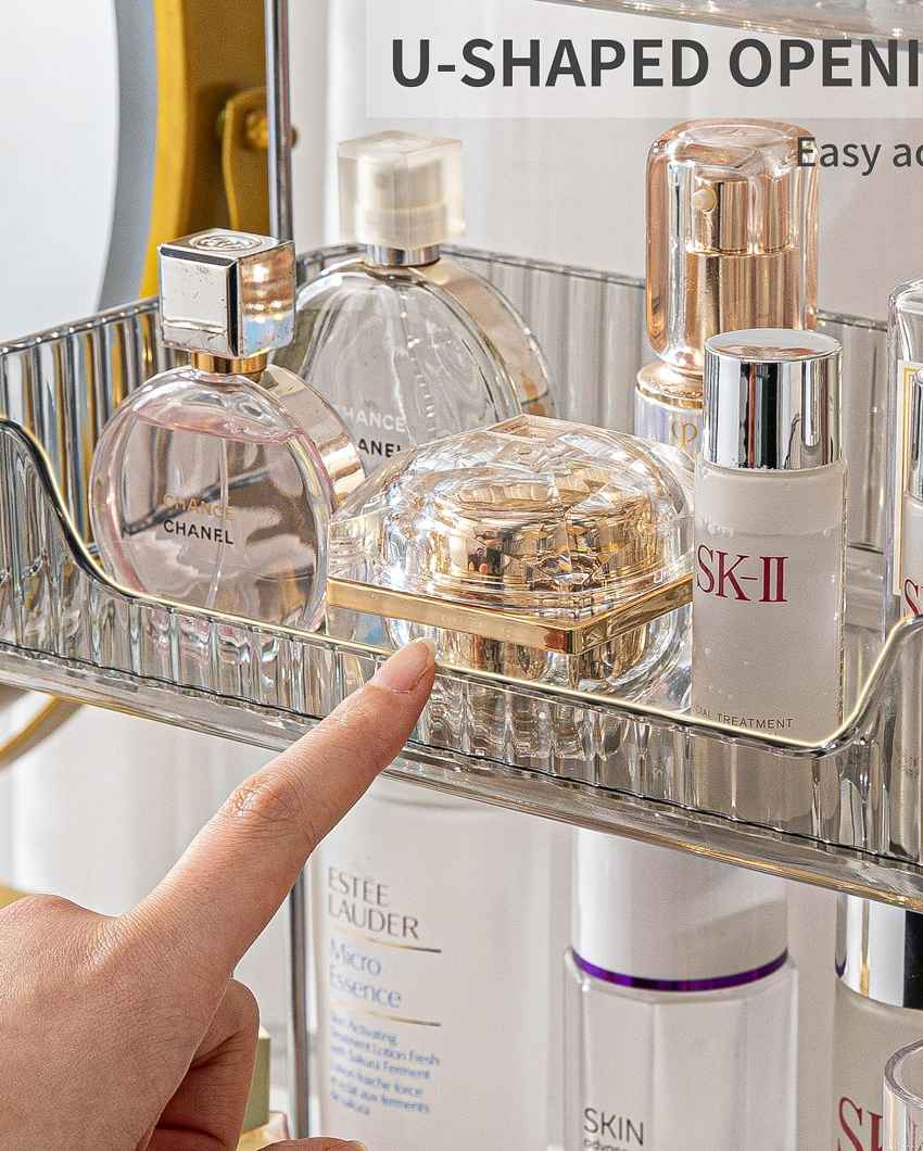 Countertop Cosmetics Storage Plastic Tray