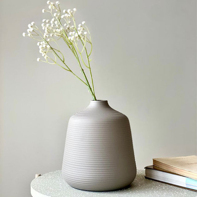 Modern Amphora Coiled Vase