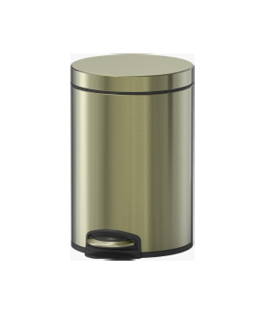 Golden Dune Metallic Dustbin