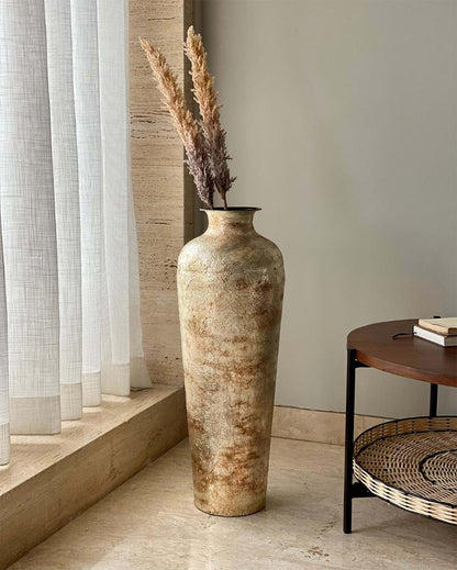 Eden Metallic Vase | Antique Gold