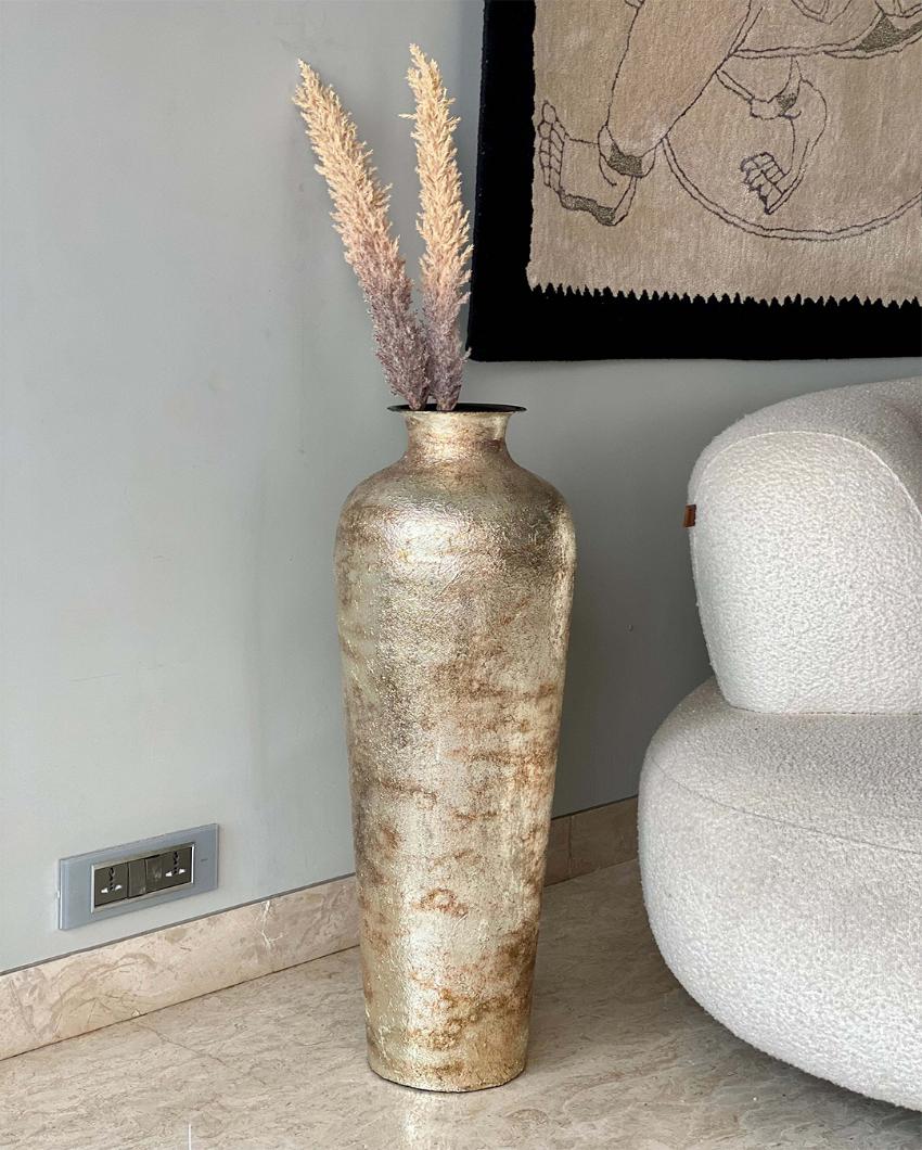 Eden Metallic Vase | Antique Gold