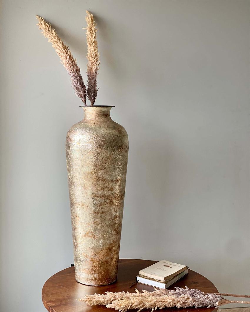 Eden Metallic Vase | Antique Gold