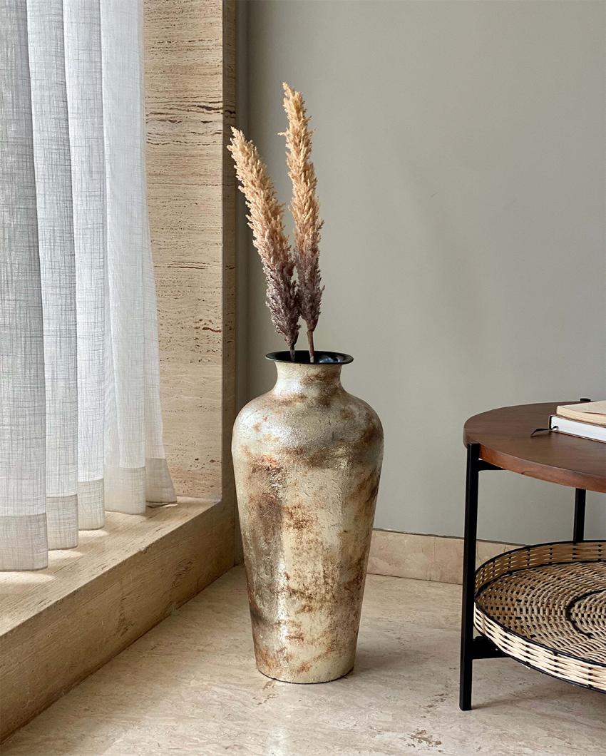 Eden Metallic Vase | Antique Gold