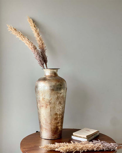 Eden Metallic Vase | Antique Gold