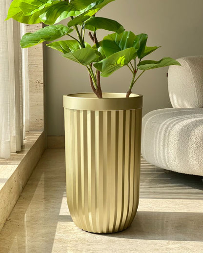 Grove Metallic Golden Decorative Planter