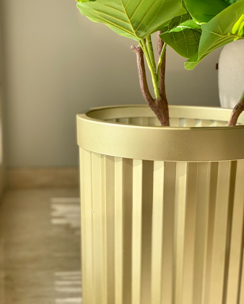 Grove Metallic Golden Decorative Planter