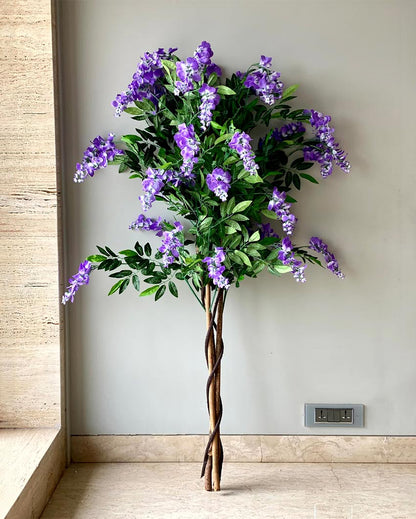 Elegant Sweet Pea Plant Artificial Tall Plant Without Pot | 5 Feet