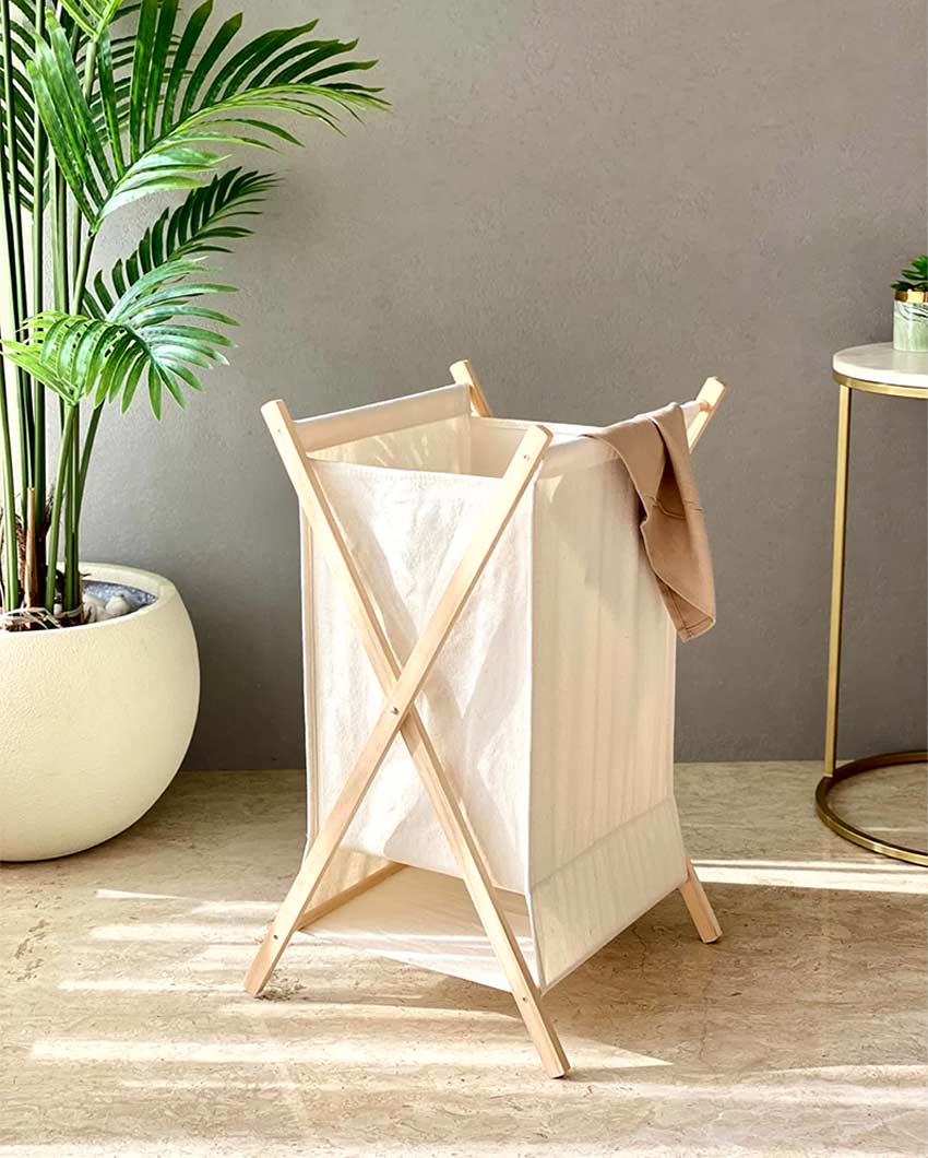 Modern Foldable Laundry Basket with Ample Space | 15 x 25 inches