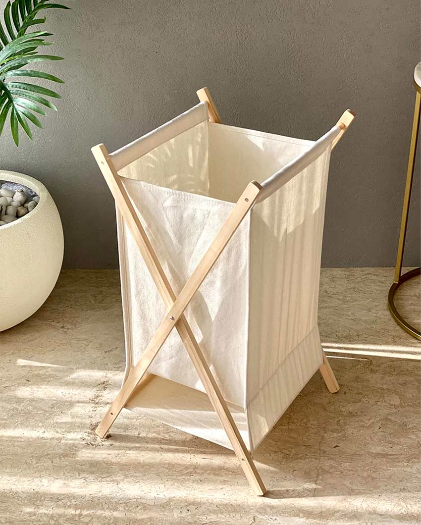 Modern Foldable Laundry Basket with Ample Space | 15 x 25 inches