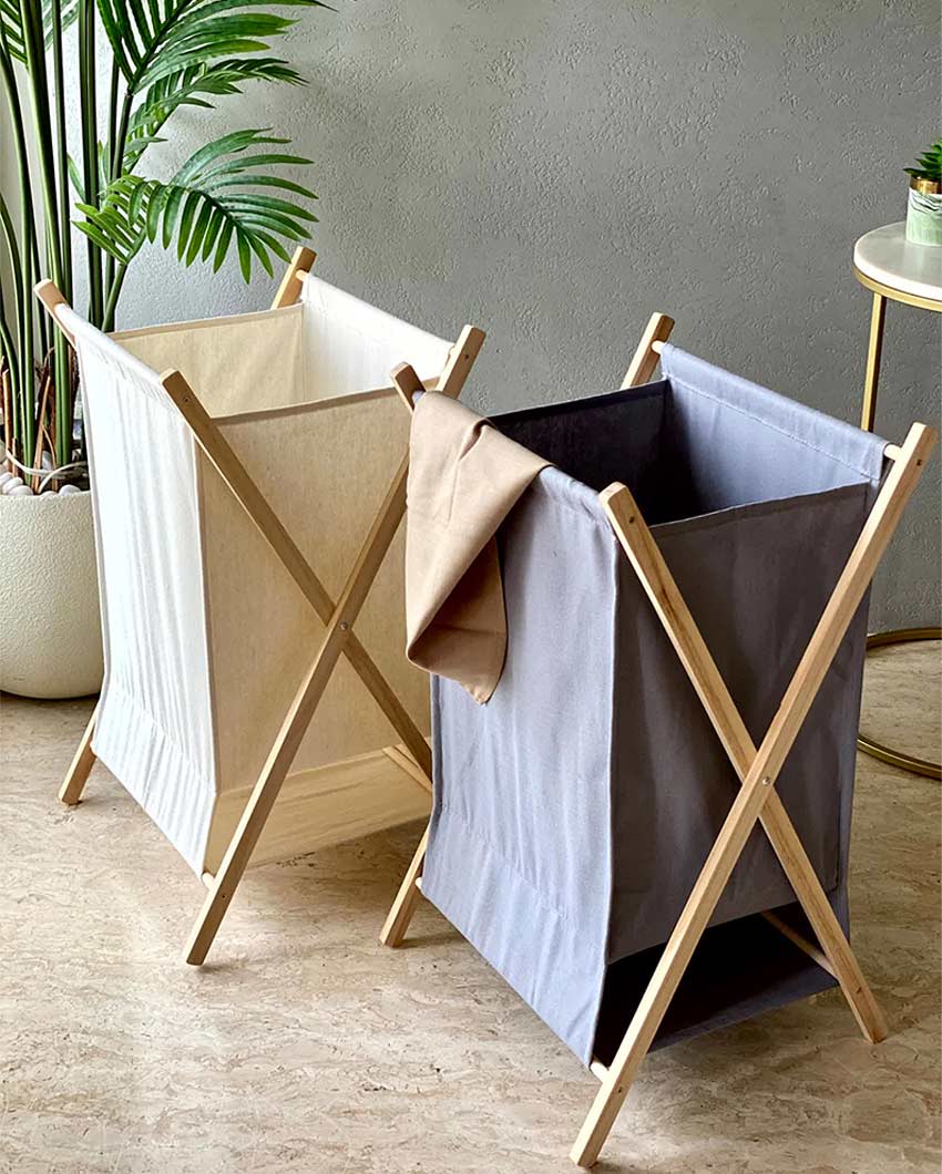 Modern Foldable Laundry Basket with Ample Space | 15 x 25 inches