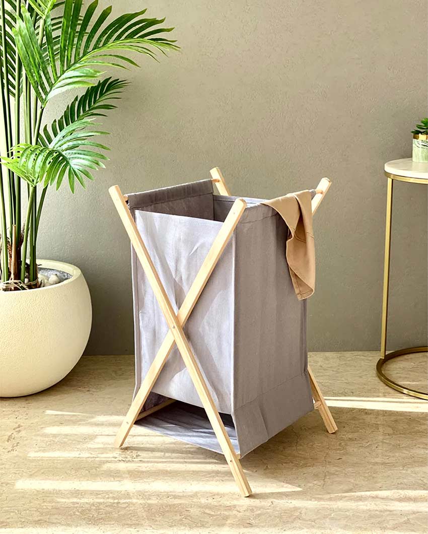 Modern Foldable Laundry Basket with Ample Space | 15 x 25 inches