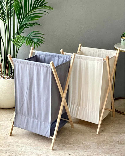 Modern Foldable Laundry Basket with Ample Space | 15 x 25 inches