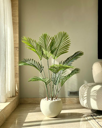 The Allure of Artificial Palm Plant Without Pot | Green | 4 Feet