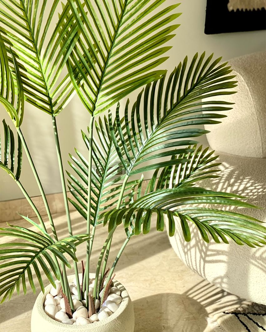 The Allure of Artificial Palm Plant Without Pot | Green | 4 Feet