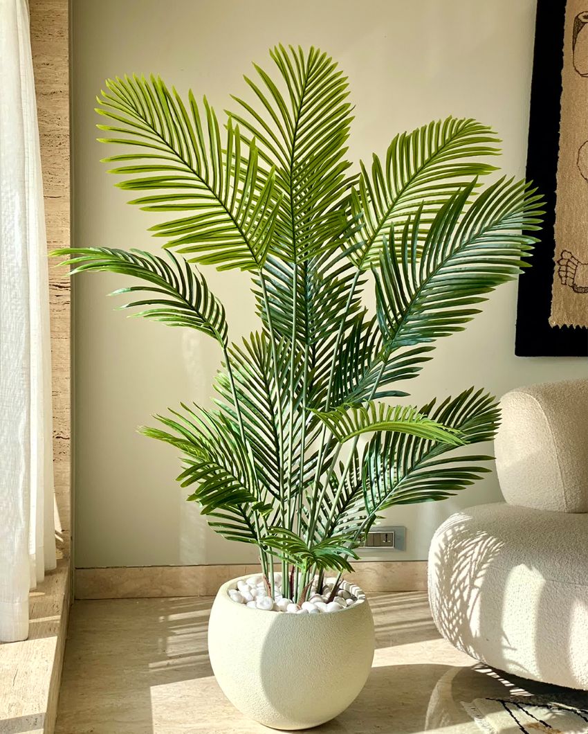 Allergy Friendly Decor with Artificial Palm Plant without Pot | 5 feet