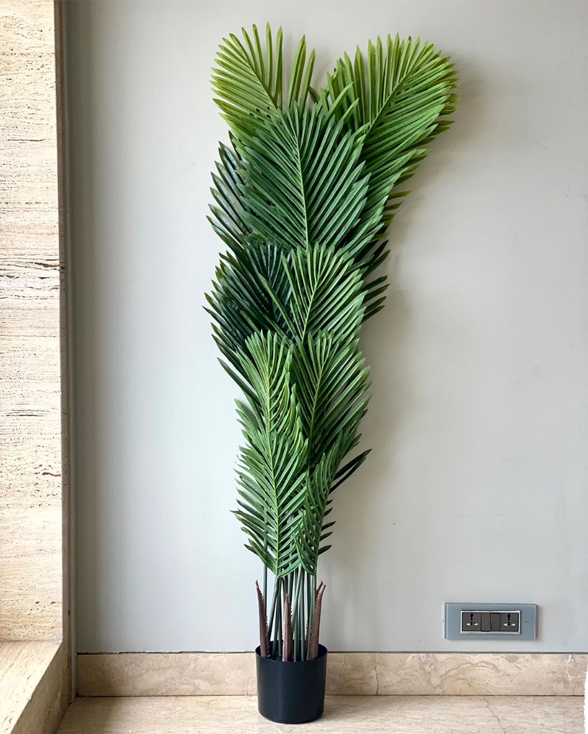 Allergy Friendly Decor with Artificial Palm Plant Without Pot | 5 feet