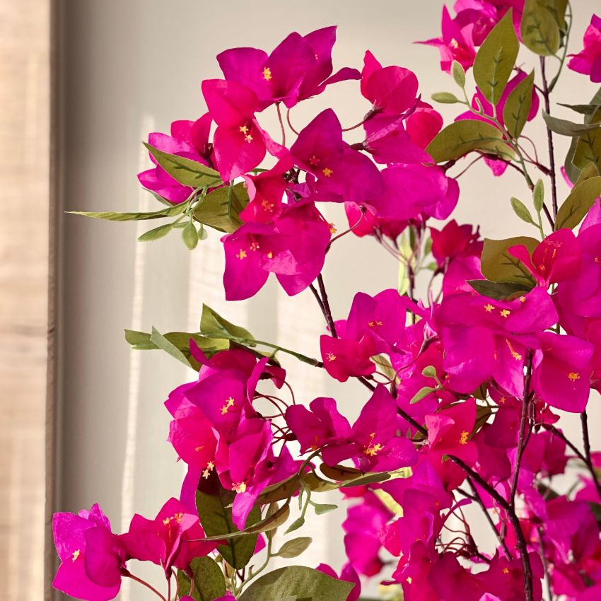 Elegant Design Artificial Pink Bougainvillea Plant Without Pot | 5 Feet