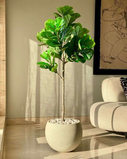Artificial Fiddle Leaf Plant | 5 Feet | Pot not included